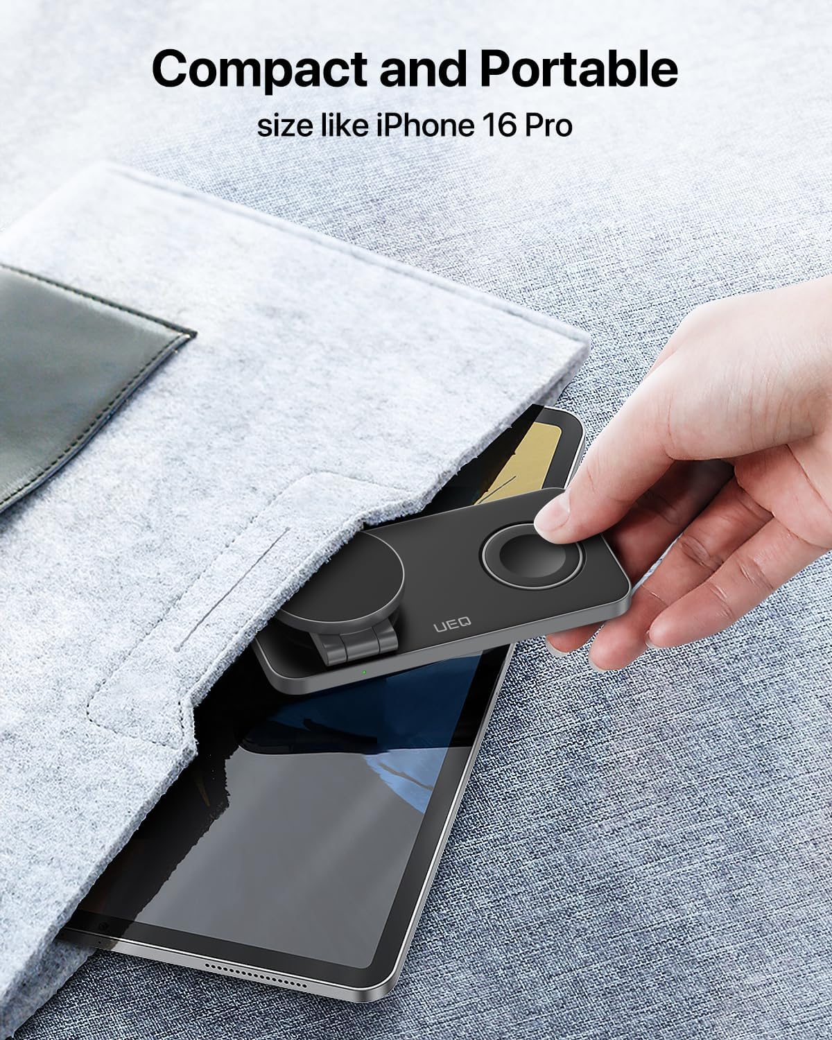 Foldable 3-in-1 MagSafe Wireless Charging Station
