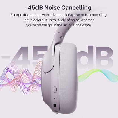 Hybrid ANC Over-Ear Wireless Headphones – 90H Playtime