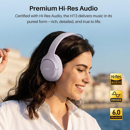 Hybrid ANC Over-Ear Wireless Headphones – 90H Playtime