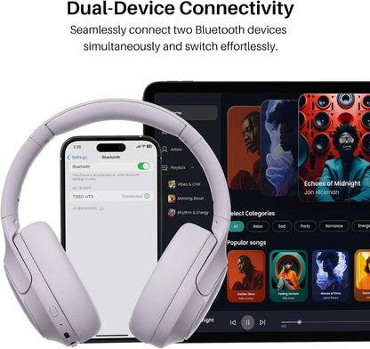 Hybrid ANC Over-Ear Wireless Headphones – 90H Playtime