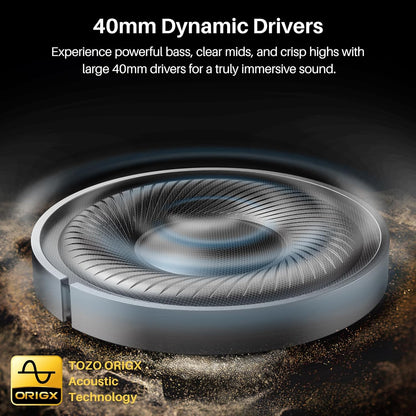 Hybrid ANC Over-Ear Wireless Headphones – 90H Playtime